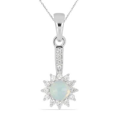 BUY STERLING SILVER NATURAL GARNET GEMSTONE  PENDANT